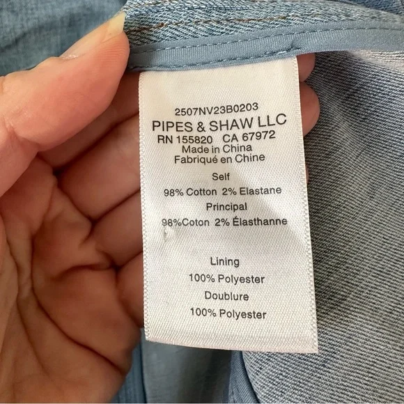 NWT VERONICA BEARD Avalina Denim Vest in Blue Mirage SZ US 6 - Picture 6 of 8